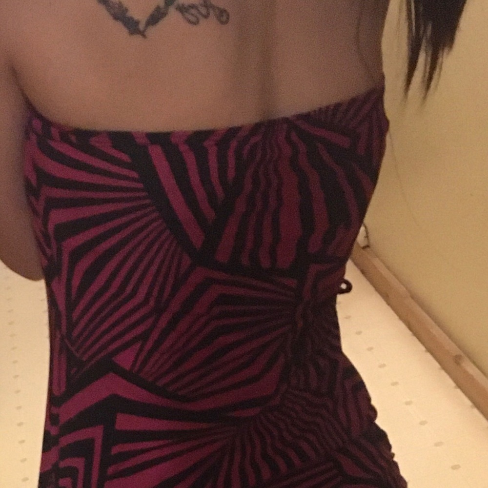 Strapless padded top